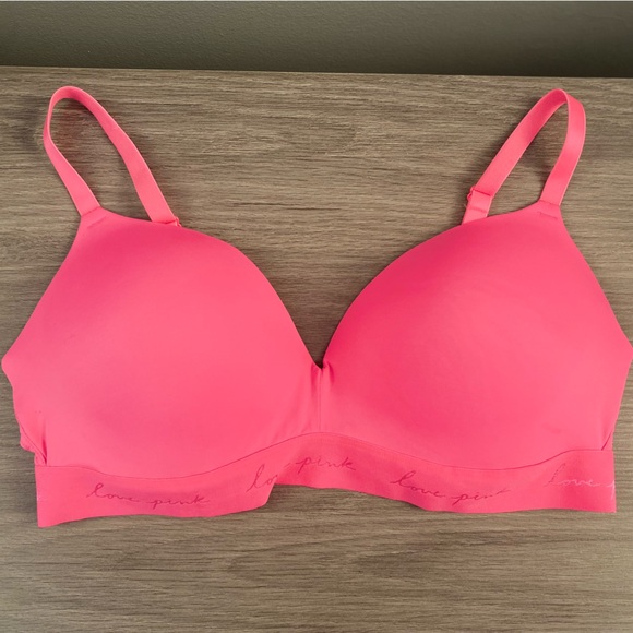 PINK Victoria's Secret Neon Pink Bra - Picture 1 of 5
